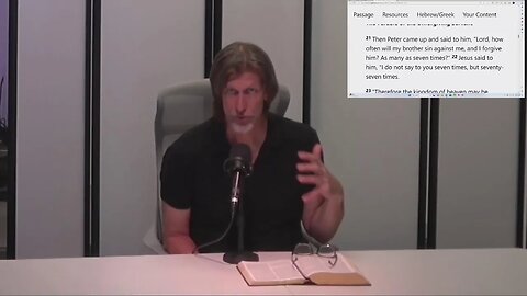 Matthew Commentary chp 18.21 w/ Pastor David Wilson