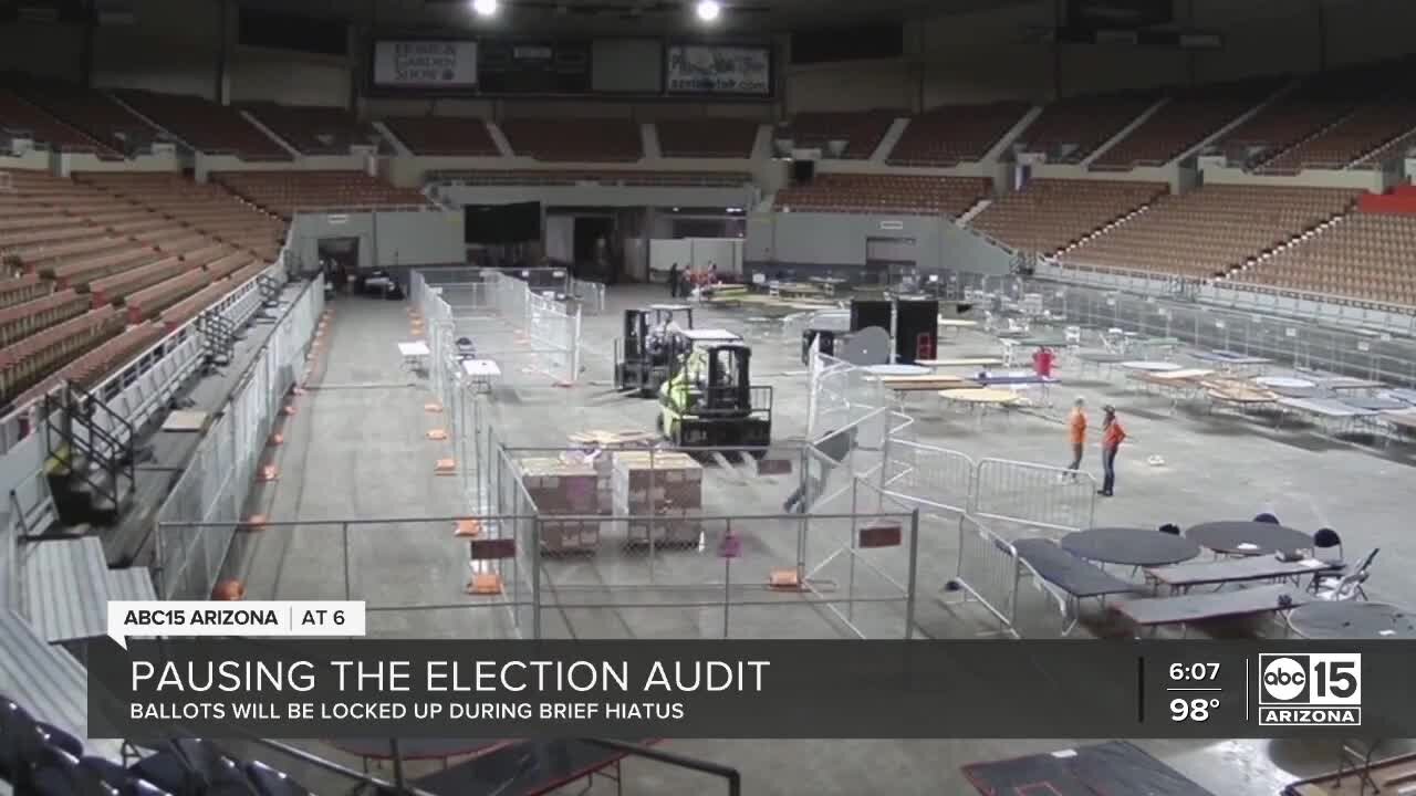 Pausing the election audit for high school graduations