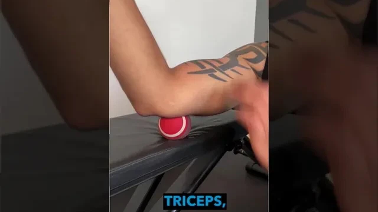 How To Self Massage Your Arms ( Myofascial Release For The Triceps & Biceps)