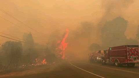 Officials have issued evacuation warnings after a forest fire in the Los Padres National Forest