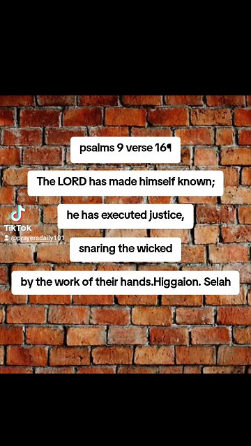 psalms 9 verse 16