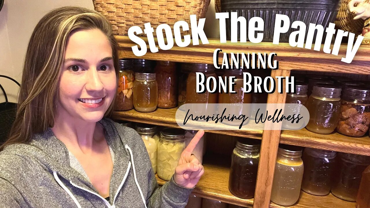 How To Can Broth | Canning Bone Broth | Pork Bone Broth