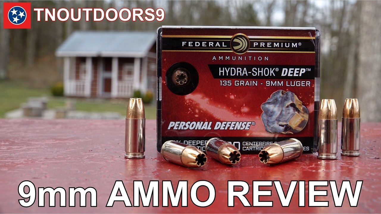 9mm HYDRA-SHOK DEEP 135 gr JHP Ammo Review