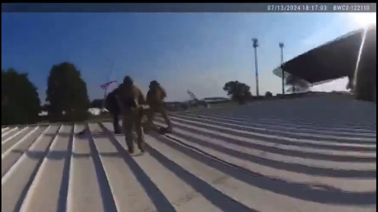 New Bodycam Video Moments Before Matthew Crooks Opens Fire On Trump