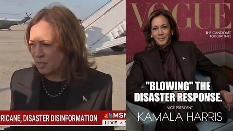 The Day Kamala Was Attacking DeSantis About A Phone Call…Was The Day She Did A Photoshoot With Vogue