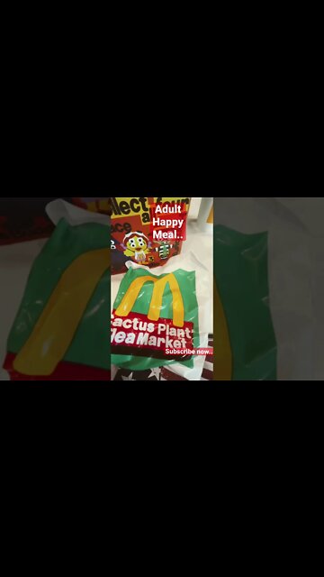 McDonald’s Adult Happy Meal “Cactus Plant Flea Market” unboxing #mcdonalds #cactusplantfleamarket