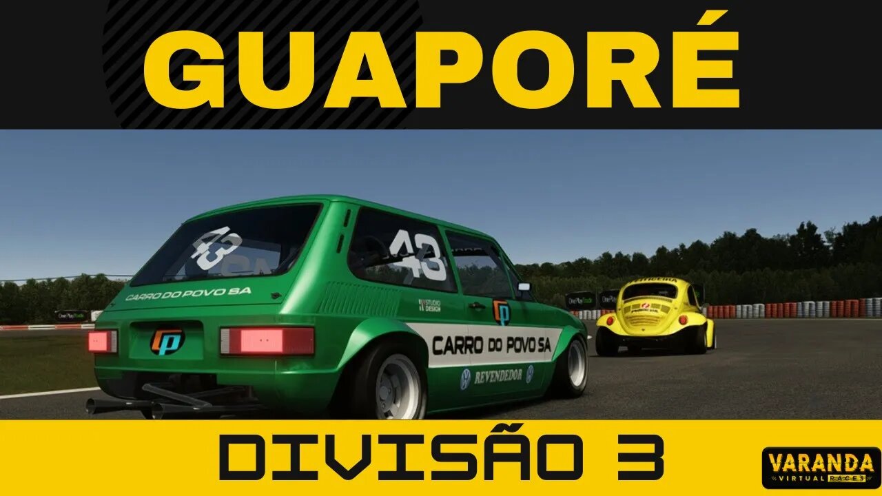 GUAPORE - DIVISAO 3 AUTOMOBILISMO BRASILEIRO