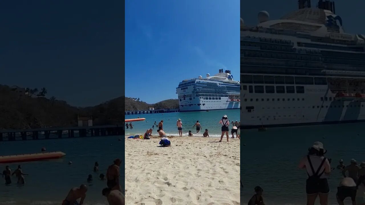 Princess Cruises at Huatulco Santa Cruz Mexico