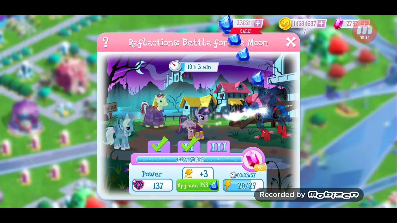 The Mane 6 and the Alt 6 must retreat from their battle with Evil Princess Luna!