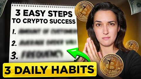 Crypto Investing Guide ✅ 3 Simple Daily Habits for Beginners! 👍 (Long-Term Success in Crypto! 🚀🤑)