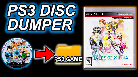 Volcado de disco con PS3 DISC DUMPER (Dump PS3 Disc for play on RPCS3, Tales of Xillia, 2024)