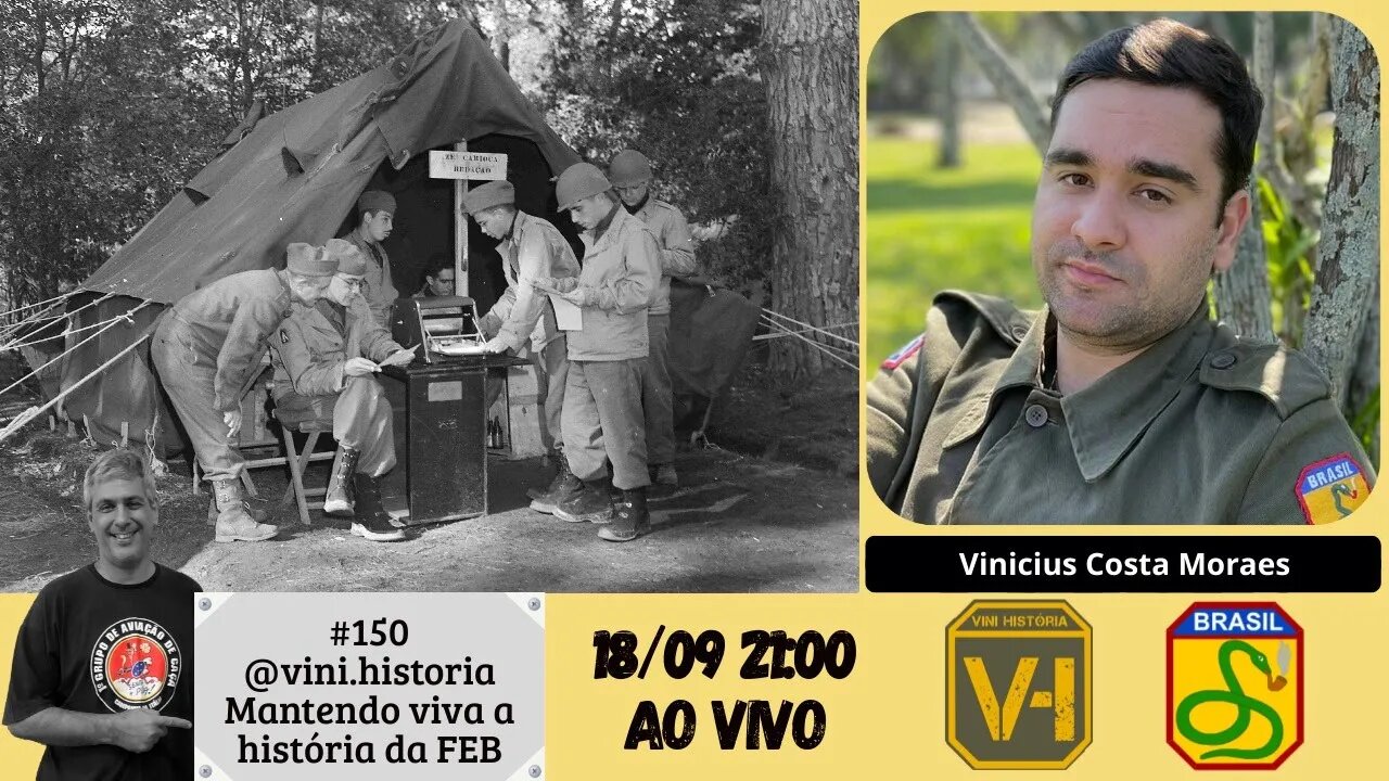 #150-@vini.historia Mantendo viva a história da FEB