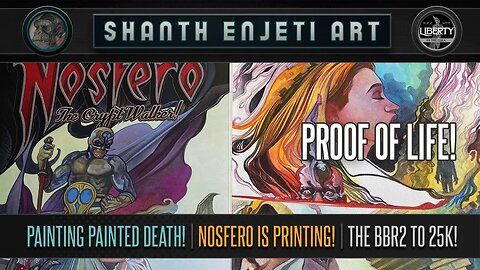 🔴 LIVE! Painting & Chat! SHANTH ENJETI ART!