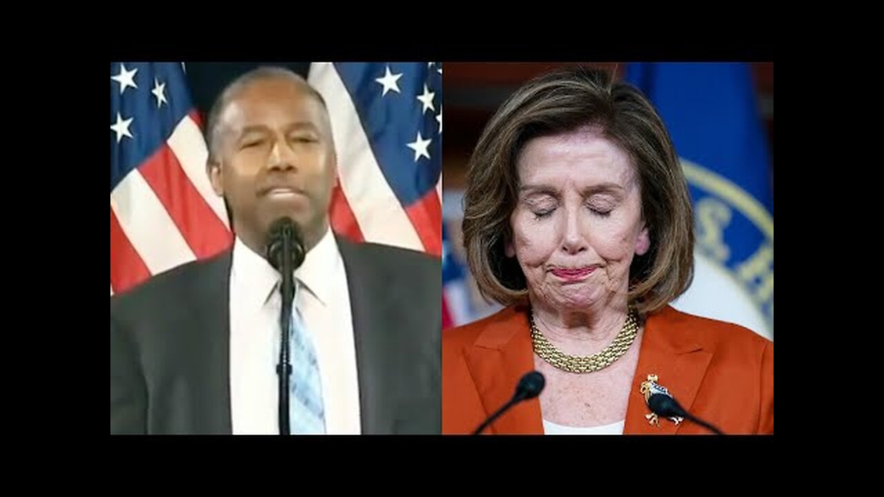 Ben Carson Gets up and ENDS Nancy Pelosi's Career with An Outstanding Speech