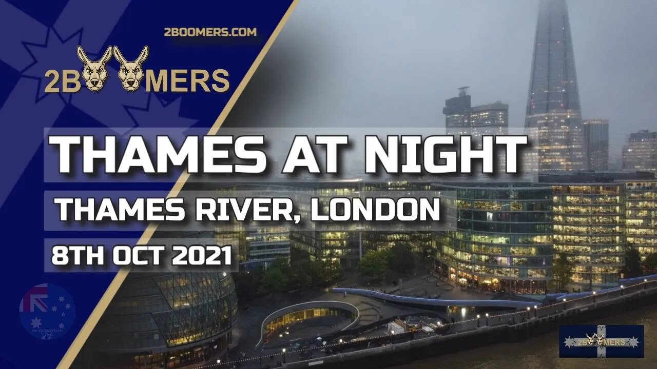 THAMES AT NIGHT - 8TH OCTOBER 2021 #DJIMINI2