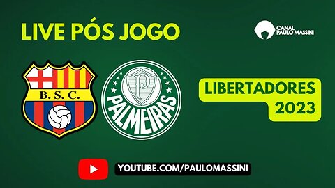 PÓS JOGO BARCELONA X PALMEIRAS AO VIVO. #LIBERTADORES