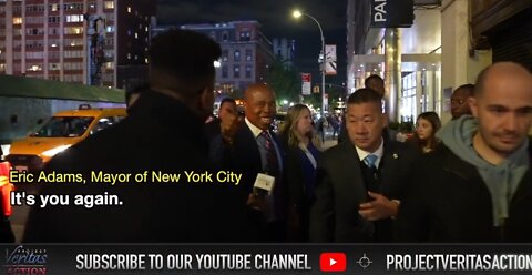 NYC Mayor Silent When Confronted By Project Veritas