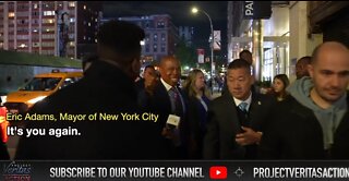 NYC Mayor Silent When Confronted By Project Veritas