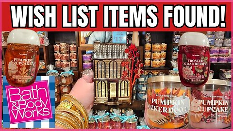 FOUND FALL WISH LIST ITEMS AT Bath & Body Works | New Candles & More |#bathandbodyworks