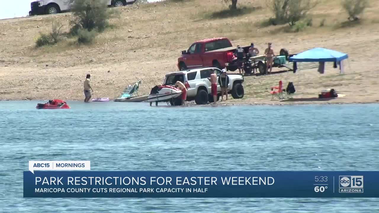 Park restrictions for Easter weekend