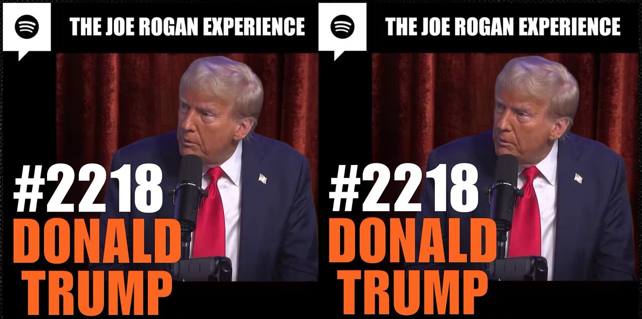 🔴🇺🇸 Joe Rogan Experience: Donald J. Trump ▪️ Friday, Oct 25th, 2024