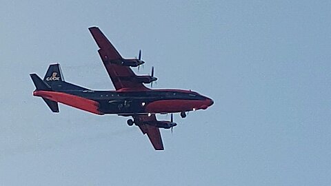 Antonov An-12B UR-CEZ coming from Espargos to Fortaleza