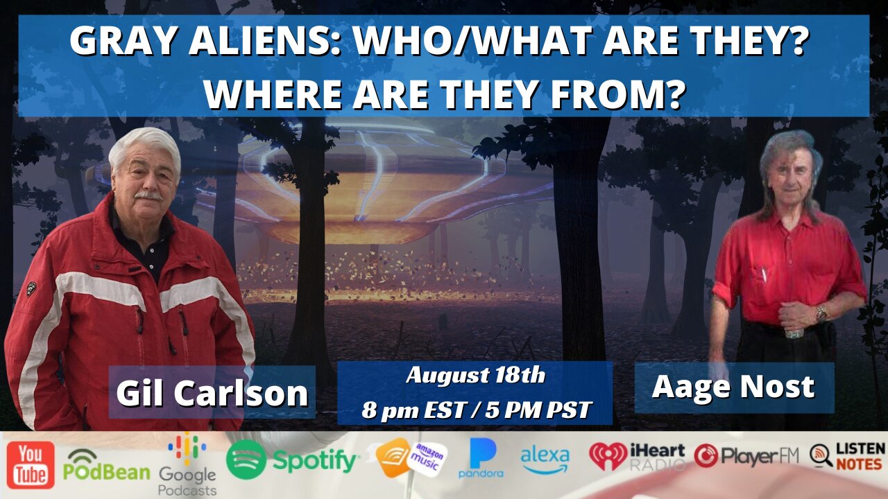 Gray Aliens: Who/What are they? Where are they from? with Gil Carlson