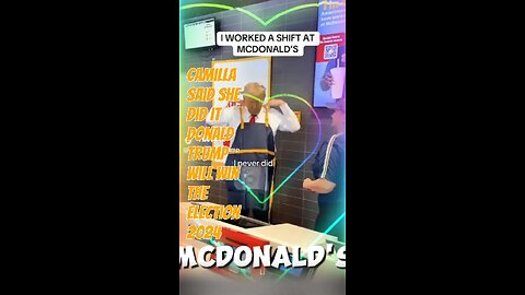 It can't be true Donald Trump work the shift a shift at McDonald's #mjp666