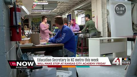 Kansas City Academy preps for DeVos visit