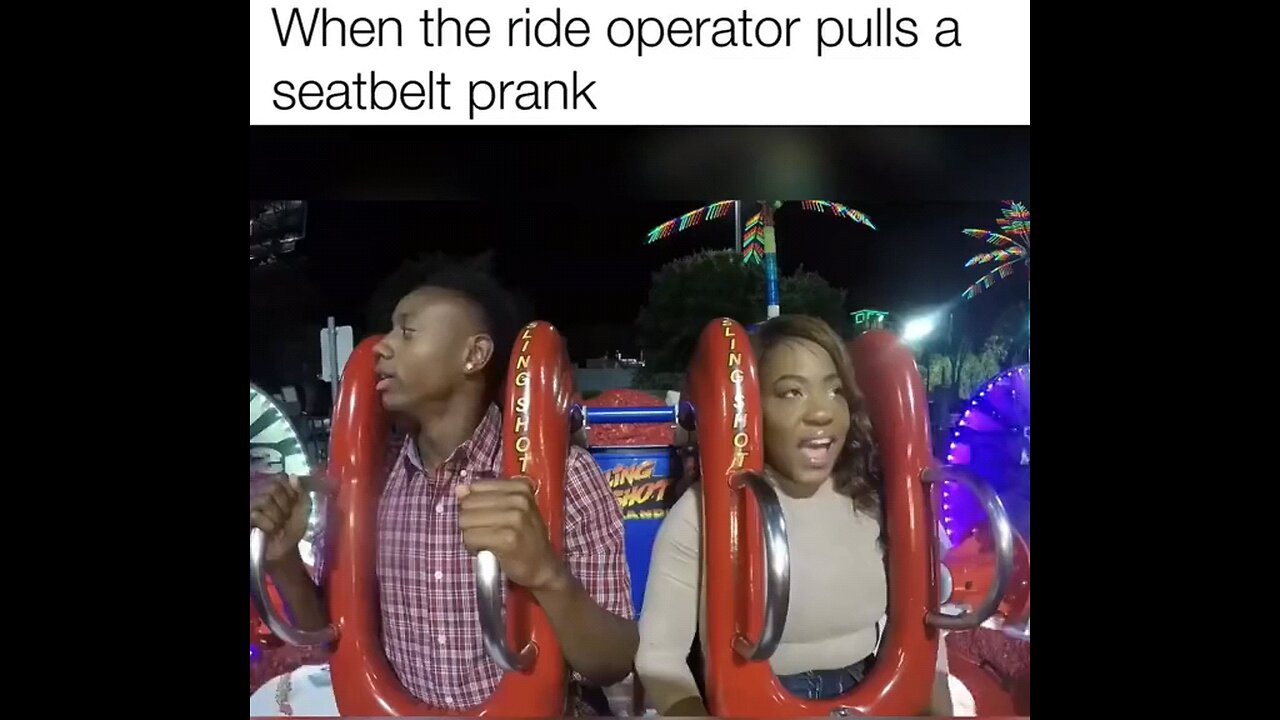 "Epic Roller Coaster Prank: Staff Pretends Seatbelt Malfunction! Hilarious Reactions"