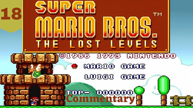 Steady Progress Through World D - Super Mario Bros. The Lost Levels Part 18