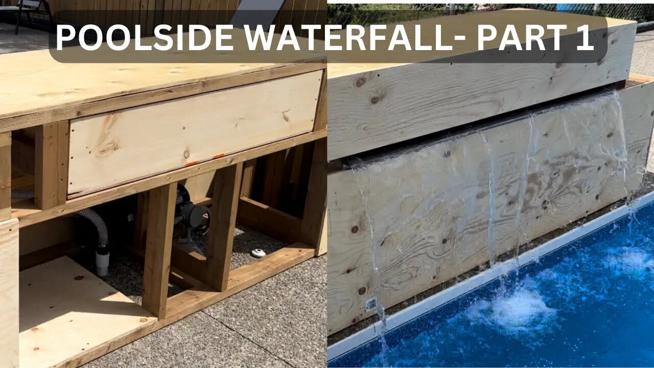 Poolside Waterfall With Accessories - Part 1