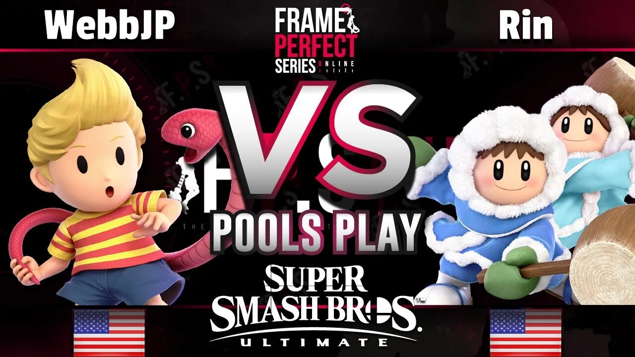 FPS2 Online Pools - EDM | WebbJP (Lucas) vs. SNR | Rin (Ice Climbers) - Smash Ultimate