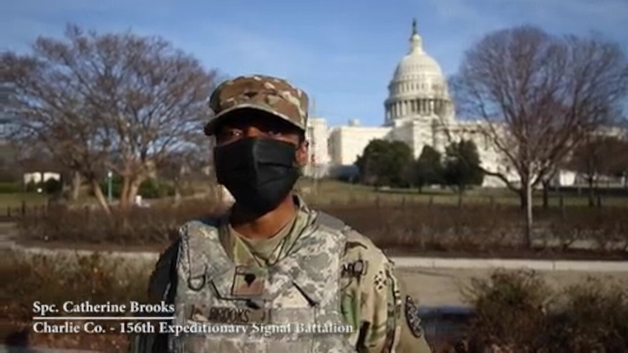 Spc. Catherine Brooks with 156th ESB speaks military commitment