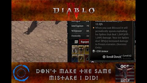 Diablo IV: Don't Make the Same Mistake I Did