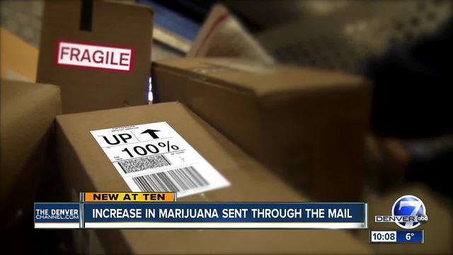 Number of packages mailed in Colorado with marijuana inside spikes