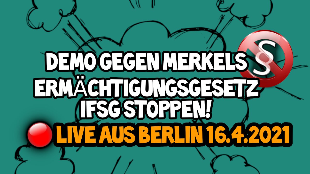 Live aus Berlin 16.04.2021 - IfSG §28b