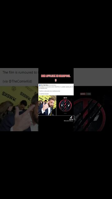 BEN AFFLECK in DEADPOOL 3 MATT MURDOCK is BACK