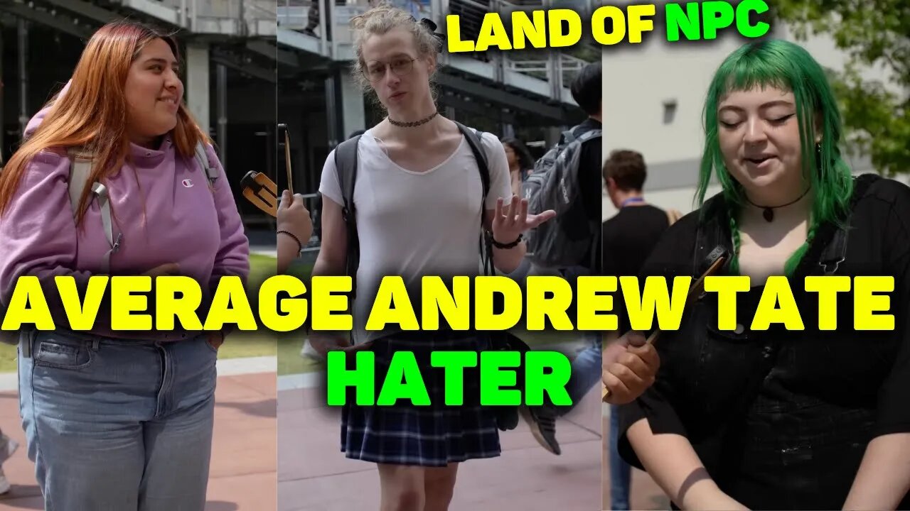 Andrew Tate Haters Can't Even Define Misogyny Let Alone Think For Themselves