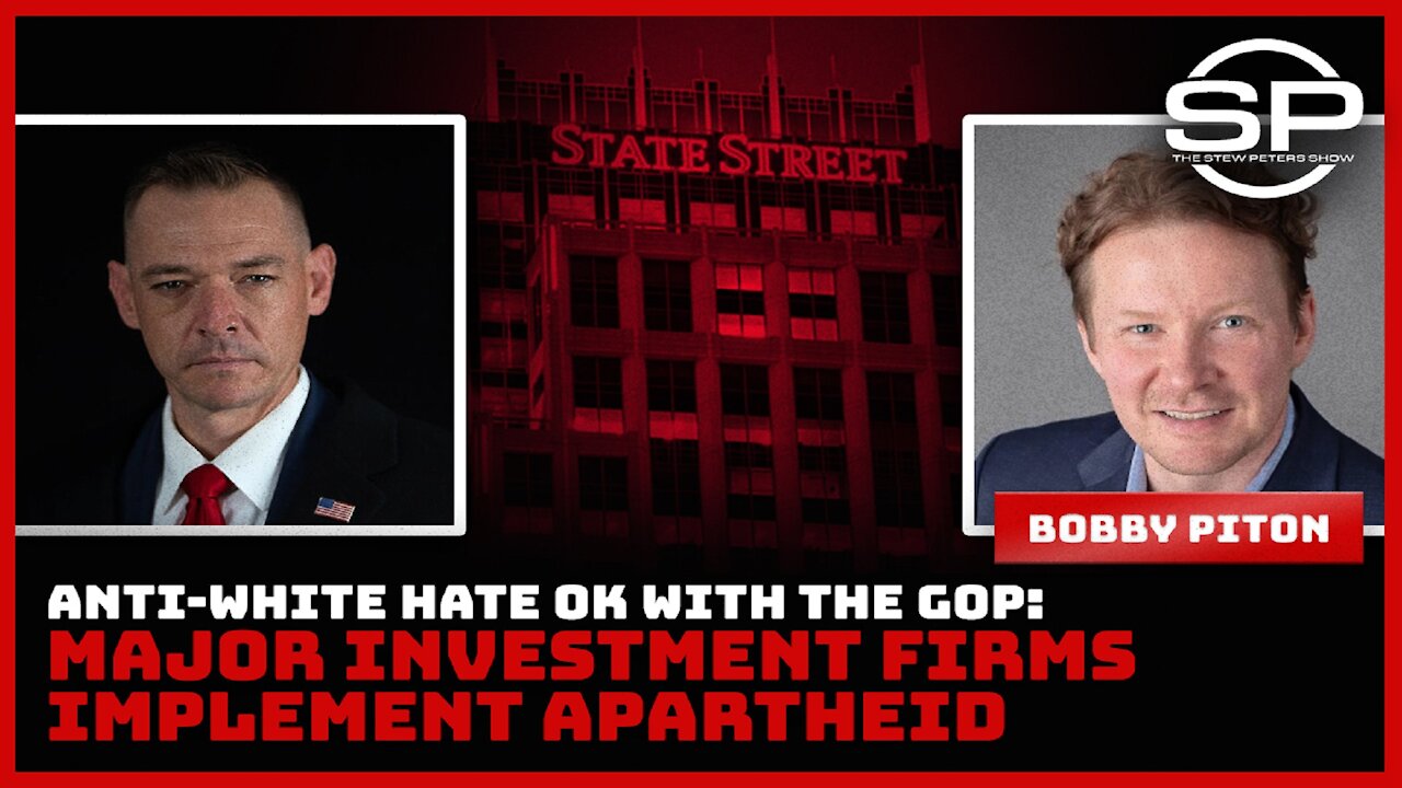 ANTI-WHITE HATE OK WITH THE GOP: Major Investment Firms Implement Apartheid