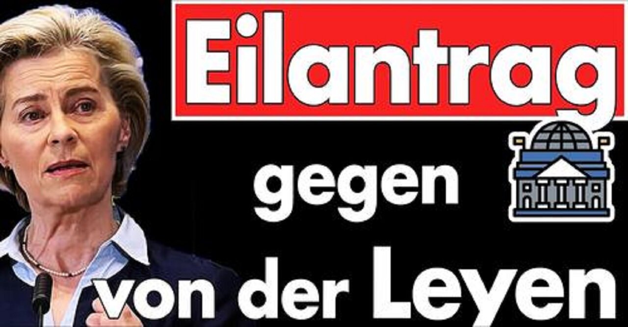 Eilantrag vom Gericht angenommen! Von der Leyen vor dem Fall? EVP fehlt vor Gericht!