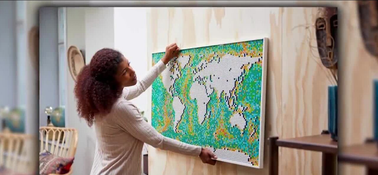 LEGO reveals largest set ever with world map