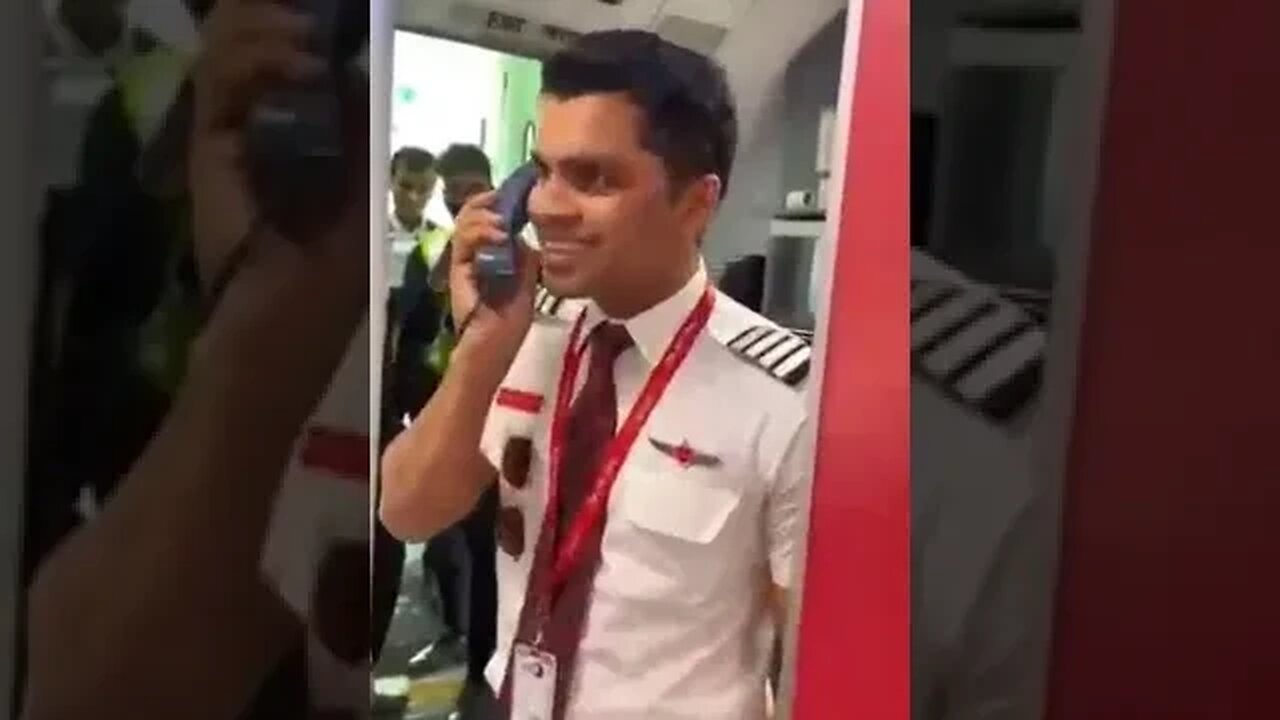 pilot speech before take off | viral video | cool and funny speech by pilot