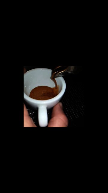 Goodmornig with an espresso