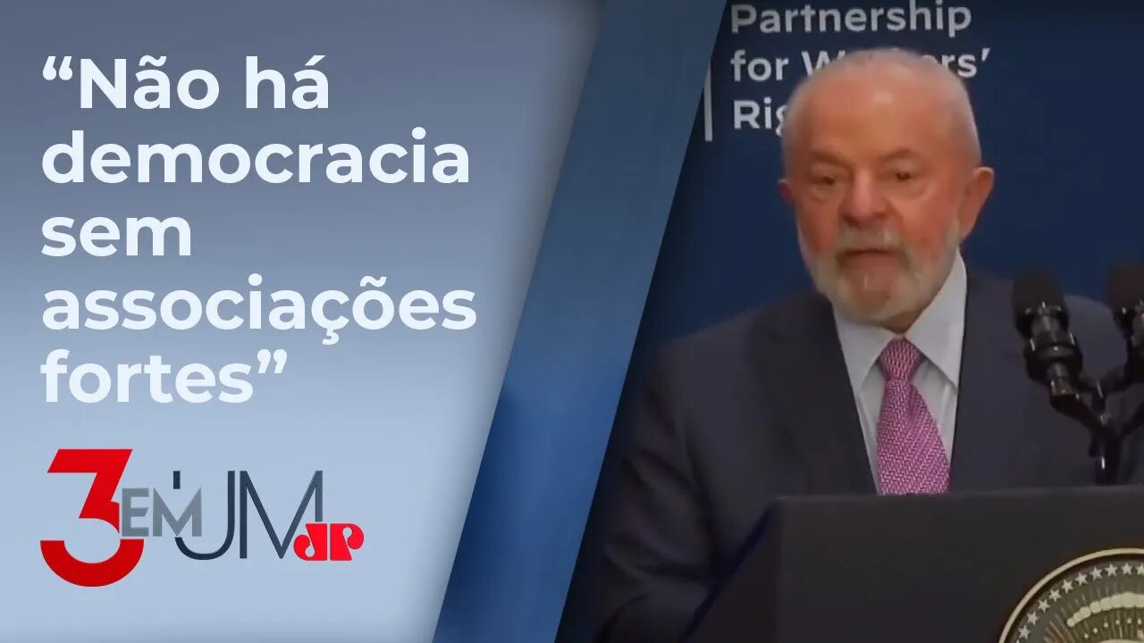 Presidente da República defende fortalecimento de sindicatos em encontro com Biden