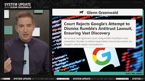 Glenn Greenwald Proves How Google BURIES Its Competitors