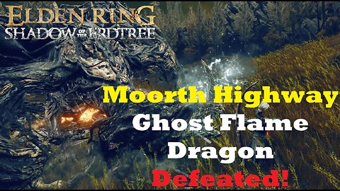 Moorth Highway GhostFlame Dragon Defeated! | Elden Ring Shadow of the Erdtree