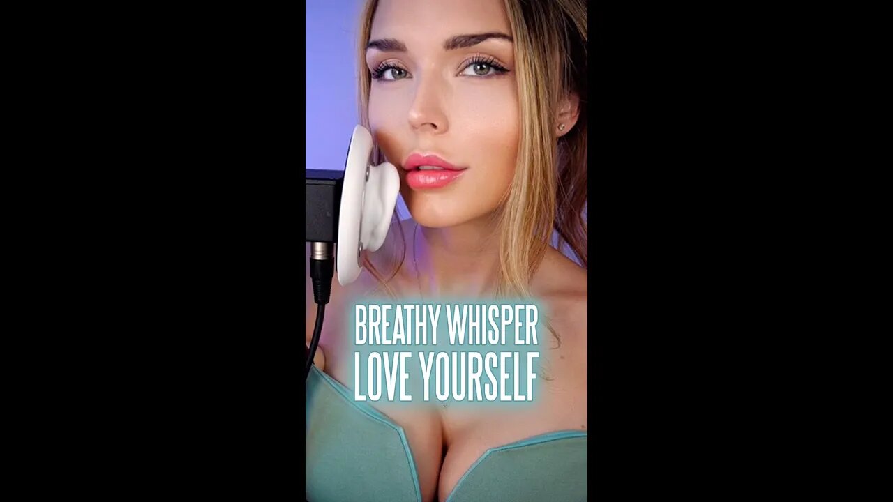 SELF LOVE 💕 - Positive ASMR Motivation (breathy whisper) #asmr #shorts