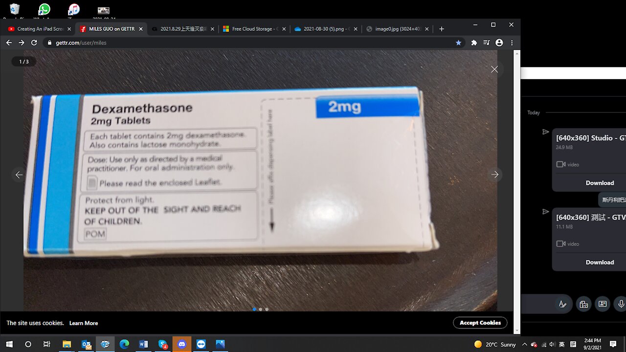 Ivermectin and Dexamethasone works for Covid19 blood oxygen 77 got better