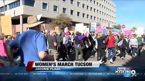 Thousands take the streets for Tucson Women's March